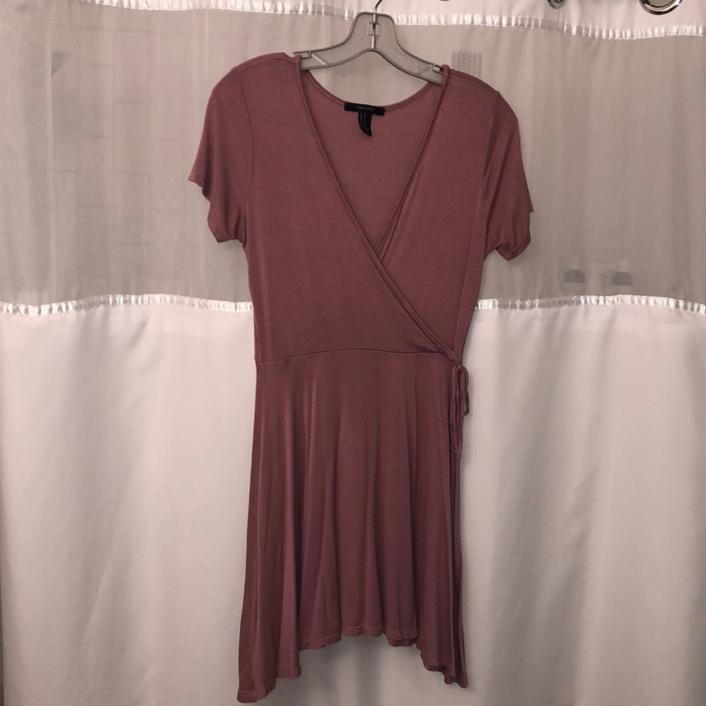F21 wrap dress